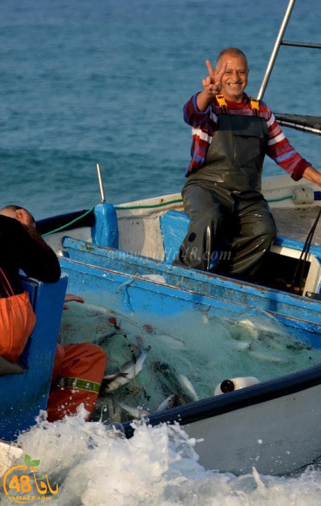 صورتي الأجمل .. صيد الأسماك داخل بحر يافا 